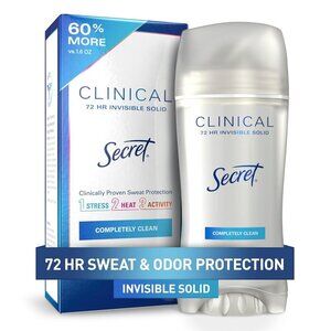 60% More Secret Clinical Strength Antiperspirant Deodorant for Women 2.6oz NEW